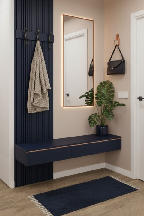 مدخل "أكاسيا" الخشبي - تصميم مودرن بلمسة طبيعية